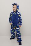 Dino jumpsuit blå.