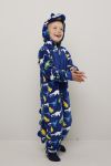 Dino jumpsuit blå.