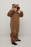 Kosebamse jumpsuit beige.