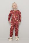 Julemorgen pyjamas til barn rød.