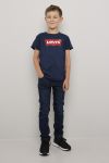 Levi´s Batwing Tee t-skjorte marine og rosa.