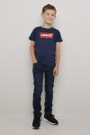 Levi´s Batwing Tee t-skjorte marine og rosa.