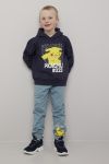 Pokemon hettegenser med Pikachu print Marine