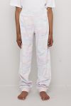 Pyjamasbukse i fleece Rainbow Blå-rosa