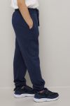 Joggebukse loose fit med lommer Mørkeblå