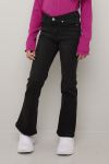 Jeans utsvinget med lavt liv Lina Vasket sort