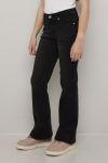 Jeans utsvinget med lavt liv Lina Vasket sort.
