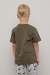 T-skjorte Glow In The dark Oliven