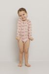 Body i ull/bambus Poppy Krem-rosa
