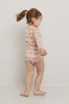 Body i ull/bambus Poppy Krem-rosa