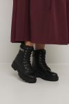 Boots med snøring og glidelås Luovette Sort