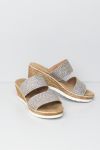 Sandal slip - in Dune Sølv