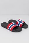 Slippers Norge Rød-hvit-blå