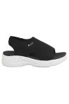 Rest Grace slip-on sandal med elastikk overdel og platåsåle sort