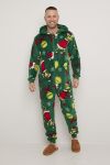Jumpsuit Unisex Grinchen Grønn