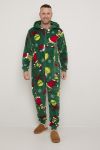 Jumpsuit Unisex Grinchen Grønn