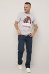 License tees Gråmelert