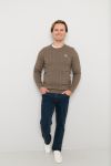 Strikkegenser Grant Brun