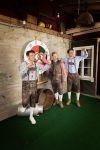 Bavaria Oktoberfestskjorte Blå