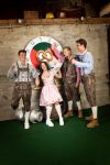 Bavaria Oktoberfestskjorte Blå