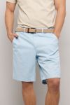 Chinos stretch shorts Salvador Lyseblå