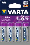 Varta Batteri prof lithium 4xAA aa/2900mah