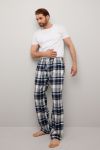 Jack Bay Giovanni pyjamasbukse grå