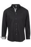 Kingsmen Theodore skjorte skinny fit sort