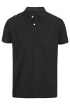 Basic Owen klassisk pique regular fit sort