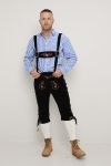 Anton Oktoberfestskjorte Blå