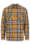 Denim & Casual Hawk Flanellskjorte oransje