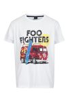 Foo Fighters t-skjorte hvit
