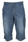 Denim & Casual Everett capri jeans shorts blå