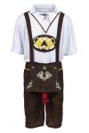 Brad Wurst Oktoberfestkostyme brun/hvit