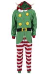 Crazy Christmas Alv jumpsuit Herre grønn