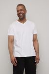 Casual T-shirt 2 pk V-hals Hvit