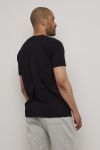 Casual T-shirt 2 pk V-hals Sort