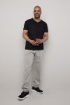 Casual T-shirt 2 pk V-hals Sort