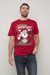 Crazy Christmas t-shirt rød.