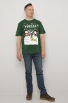 Crazy Christmas t-shirt grønn.