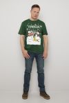 Crazy Christmas t-shirt grønn.
