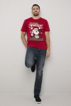 Crazy Christmas t-shirt rød.