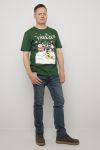 Crazy Christmas t-shirt grønn.