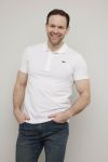 Lacoste Ottoman Polo Shirt hvit.