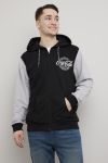 Coca Cola Hoodie med glidelås sort