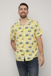 Aloha Hawaiiskjorte gul.
