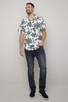 Aloha Hawaiiskjorte hvit.