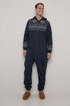 Jumpsuit til Herre Snø Marine