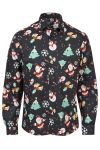 Kingsmen juleskjorte - skinny fit sort