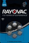 Rayovac Høreapparatbatteri 675 PR44 1.4V 675 pr44